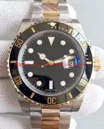 Ny version Asia 2813 Rörelse ur Factory 116610 116613 114060 116618 116619 Keramisk bezel armbandsur 40mm automatisk safirglas vattentätt män klocka