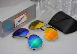 Luksusowe lustrzane okulary przeciwsłoneczne z lampą błyskową letnie okulary polaryzacyjne mężczyźni kobiety ochrona UV projektant BanDtun autentyczne okulary przeciwsłoneczne ze skórzanymi etui