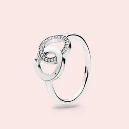 Bellissime donne ANELLO gioielli estivi con diamanti CZ per Pandora veri anelli regalo di fidanzamento in argento sterling 925 con scatola originale