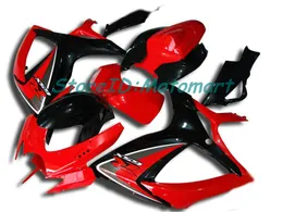 SUZUKI GSXR600 750 2006 2007 için Kazanan Set 2007 GSXR 600 GSXR 750 K6 06 07 Gloss Siyah Perileri Kit Hediyeler SP13