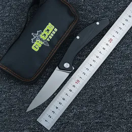 녹색 가시 SIGMA 플리퍼 접이식 칼 D2 블레이드 G10은 생존 주방 과일 칼 EDC 도구를 사냥 야외 캠핑을 처리
