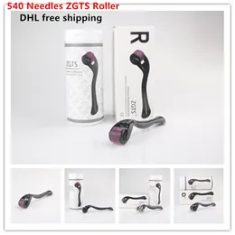 DHL free ZGTS 540 Needles Micro Needle Derma Roller Skin Care Rejuvenation Microneedle ZGTS Roller Dermaroller