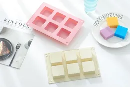 Silicone cake mold square brick 5*5*2.5cm hand-made soap cold soap mold