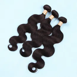 ELIBESS 100G 3PCS Klasa 8A Fala ciała Virgin Hair Extensions Brazilian 100 Human Hair Weave Peruvian Human Hair Bundle Natural Kolor