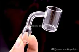 100% Real Quartz Banger 4mm Gruby Rig Oil Dab Rigs Dog Dog Dog Paznokci 10mm 14mm 18mm Mężczyzna Kobieta Banger Nail na Mini Bong