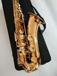 professionelles New Japan Marke Yanagisawa T-902 Tenor Bb Tenor Saxophon spielt Elektrophorese Gold-Tenor Saxophon mit Mundstück