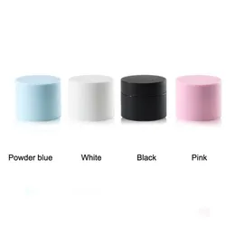 Vasetti per crema cosmetica in PP con coperchio Contenitore vuoto per lozione Bottiglie di imballaggio bianco nero blu rosa di alta qualità