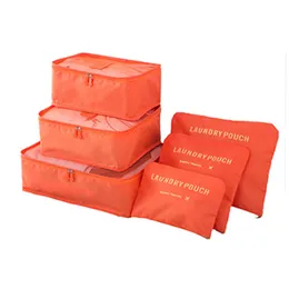 Torda makijażu makijażu do przechowywania bagażu Organizator Organizator przenośne torby kosmetyczne Bra Bielizna torebka 6pcs/set bolsa de maquillaje