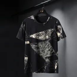 10XL 9XL 8XL 7XL 6XL XXXXL Oversized Men Summer T-shirt Male Short-sleeved Cool Men Printed Loose Casual Men's Big Size Tee