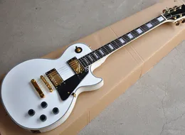 Specjalna niestandardowa biała gitara elektryczna 6 strun z Floyd Rose Rosewood Fretboard