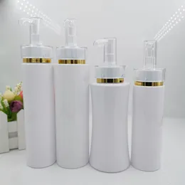 150ml 200ml 250ml空白プラスチックローションポンプボトルハイエンド化粧品ボトルアクリルポンプヘッドF3785