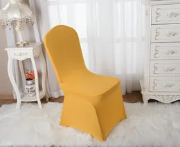 Spandex Chair Cover Stretch Elastyczne Siedzenie Pokrywa do Bankiet Wedding Restaurant Hotel Anti-Dirty Recomable Housse de Chaise