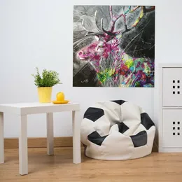 Wysokiej Jakości 100% Ręcznie Modern Modern Abstract Oil Obrazy na płótnie Obrazy Zwierząt Deer Home Wall Decor Art AM-68-8-6