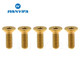 Wanyifa Titanium Bolts M4x8 10 15 20mm Counterskunk Windows Bolt для велосипедных винтов 5 шт.