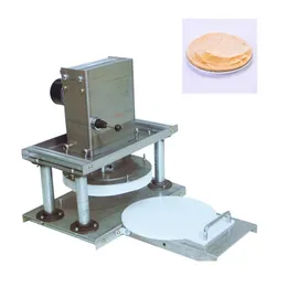 CE Högeffektiv Noodle Press Electric 22cm Pizza Pressing Machine Pizza Ded Forming Machine Manual Pancake Machine 220V