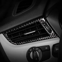 Bilsidan Luftkonditionering Ventilationsram Kolfiber Bilklistermärken och DECAL Styling för BMW Z4 E89 2009-2015 Tillbehör