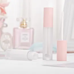 5 ml Lipgloss-Plastikflasche, leere rosa Kappe, Lipgloss-Tube, Eyeliner, Wimpernbehälter, Mini-Split-Behälter
