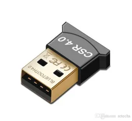 Bluetooth CSR4.0 v5.0 Adapter USB Dongle Receiver Transfer Wireless för bärbar dator Comput Comput Win10 7 LAN Access Dial-up för respberry