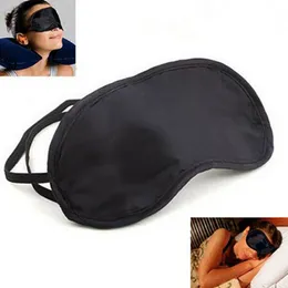 Black Eye Mask Shade Nap Cover Blindfold Masks For Sleeping Travel Soft Polyester Masks 4 Layer Mascaras Con Los Ojos Vendados Para Dormir