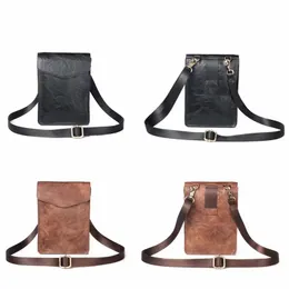 7.2inch Leather Cases For Iphone 15 14 13 12 11 XR XS MAX X 7 S23 S22 Note 20 P60 P50 P40 S22 Ultra Plus A04 A54 LG Stylo 6 Cell Phone Hip Purse Flip Belt Clip Cover Shoulder Strap