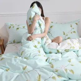 Designer-Bett-Bettdecken Sets Home Textilienstil 4 STÜCKE Bettwäsche-Betten Bettwäsche / Tagesdecke / Bettbezug Twin Full Queen King-Size