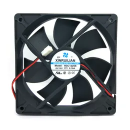 Ny Original Xinruilian 120x120x25mm 12V 0.18A 12cm RDL1225S Chassis Power Supply Cooling Fan