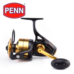 PENN SPINFISHER V Great Power 5+1BB Full Metal Body Saltwater Spinning Fishing Reel with Anti-Corrosion High Strength Structure
