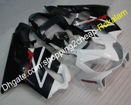 Motosiklet Honda CBR600 F4I CBR600F4I CBR 600F4I CBR-600 2001 2002 2003 Beyaz Siyah Motosiklet Peraz Seti (Enjeksiyon Kalıplama)