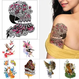 Compre Tatuagem temporária de tigre 3d aquarela, feminina, adulta,  crianças, raposa, leão, adesivo de tatuagem, arte corporal, pintura de  animal falso, decoração de tatuagem