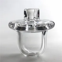 25mm Peak Quartz Insert Carb Cap Dabber with Thick UFO Quartz Domeless Caps for Water Banger Bongs Smoking Pipes