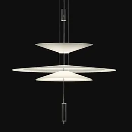 Post-Modern Black / Golden / White LED Pendant Lights Aluminium Luxury Hang Lamp Nordic Hotel Lobby Bedroom Hem Deco Fixtures