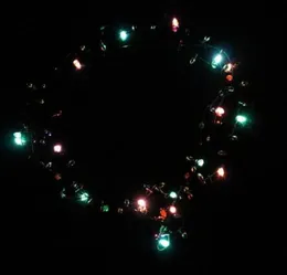 الجملة عطلة عيد الميلاد وميض ضوء لمبات قلادة، LED القلائد للزينة عيد الميلاد هدية لوازم حفلات صالح