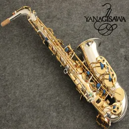 modelo japonês de alta qualidade A-901 música instrumento EbTune prata banhado saxofone alto com caso de bocal reed