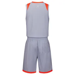 2019 New Blank Basketball Jerseys Impresso Logotipo Mens Tamanho S-XXL Preço Barato Transporte rápido de boa qualidade Gray G004aa1n