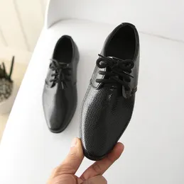 2020 New Kids Genuine Leather Wedding Dress Shoes for Boys Brand Children Black Wedding Shoes Boys Formal Wedge Sneakers 21 36
