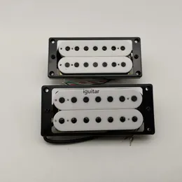 7 Strings Gitar Transfer Humbucker Boyun Ve Köprü Elektro Gitar Pickups 4C Beyaz