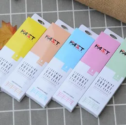 Szybki kolor pakiet detaliczny pudełko pakujące pudełka na 1M 3FT Micro USB Ładowarka Kabel Samsung S9 iPhone XS Max XR 8 Plus Huawei