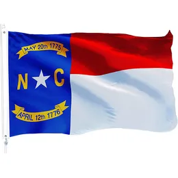 3x5 150x90cm North Carolina State Flag Printing, Digital Printed 100D Polyester,Outdoor Indoor Usage, Free Shipping