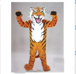 2018 Högkvalitativ professionell Custom Bengal Tiger Cat Mascot Head Costume Suit Halloween EMS Gratis frakt