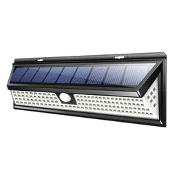 180COB / 118 LED Solar vägglampa Vattentät vidvinkel Utomhus Garden Yard Garage Emergency Security Lighting Wall Light