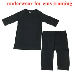 Gym Shorts Kvinnor Män Training Suit för Köp EMS Maskin Handhållen Muskelstimulator 47% Lyocell 44% Polyamid 9% Lycra