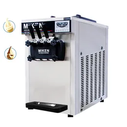 Fabrika Doğrudan Satışlar Yeni Ticari Üç Troor Yumuşak Dondurma Makinesi Yüksek Kaliteli Dondurma Yapım Makinesi