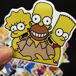 Cartoon The Simpsons Stickers For DIY Laptop Luggage Car Decor Anime Sticker  To Skateboard Phone Fridge Toy Stickers From Carsticker, $1.56