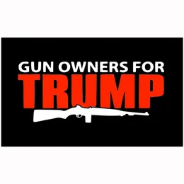 trump flag gun owners 90x150cm 3x5 fts wholesale factory price