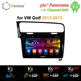 Właściciel 8 Core 10.1 "Android 9.0 Car DVD GPS Navi dla VW Golf 7 GTE R 2013 2014 2015