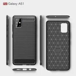 Phone cases for Samsung A11/M11 A51/M40S A81/M60S A91/M80S carbon fiber case for Samsung A71 for Galaxy A01 A21
