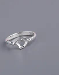 Partihandel - Högkvalitativ 925 Sterling Silver Ring För Kvinnor Hjärtform Ringar Bröllopsfesttillbehör