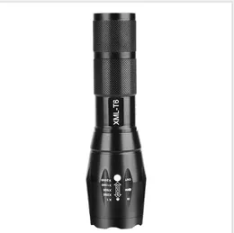 3800Lumens Tactical Led Flashlight E17 xml T6 Led 3A or 18650 powered Waterproof high power zoom Flashlights Strong Light outdoor Hunting Torch lights