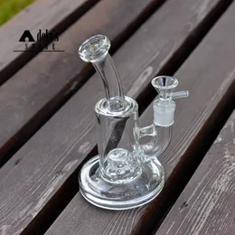 7,2 "Rökglas Bong med skål Höjd 184mm Vattenrör 14mm Kvinna DAB Oljeplattor