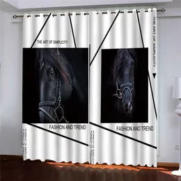 European Curtain Blackout Window Cortina Living Room Bedroom Space design Kitchen Curtains Drapes